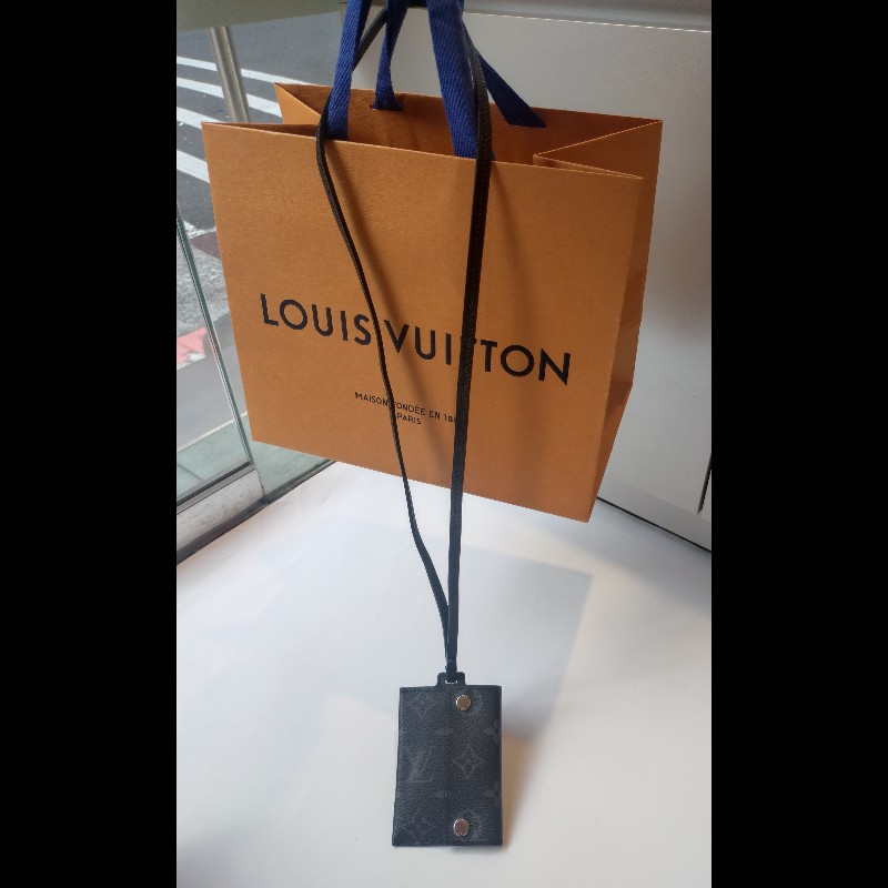 LV 黑灰老花卡片/證件夾-1