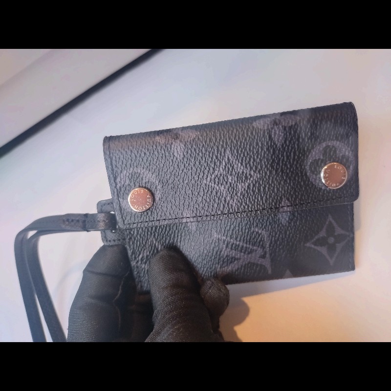 LV 黑灰老花卡片/證件夾-3