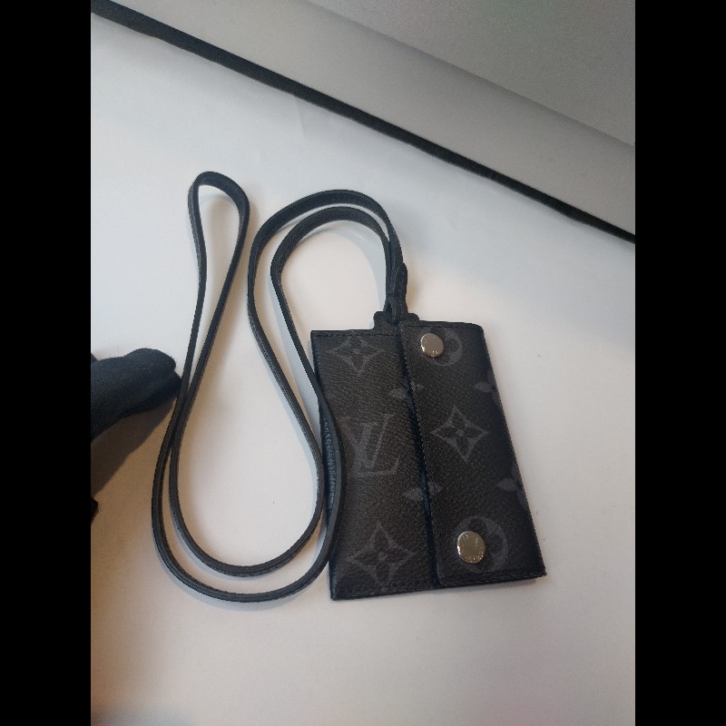 LV 黑灰老花卡片/證件夾-5