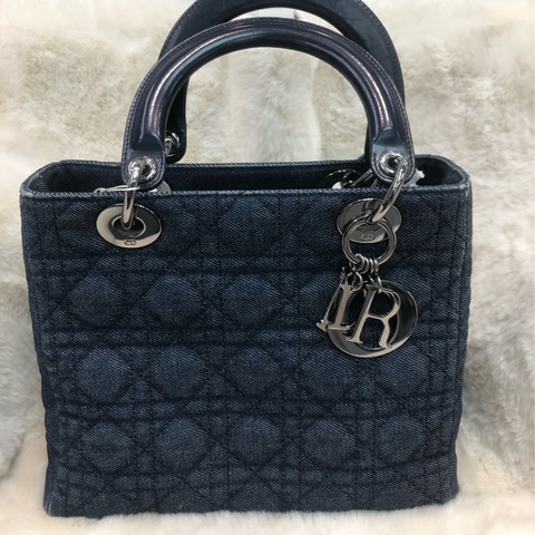 Dior 戴妃牛仔5格手提袋XC153