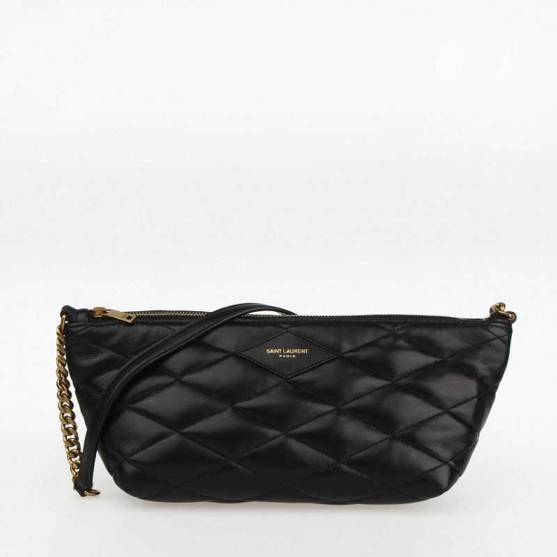 SAINT LAURENT Gabi 拉鍊肩背包 755979 1EL07 1000-0