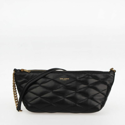 SAINT LAURENT Gabi 拉鍊肩背包 755979 1EL07 1000