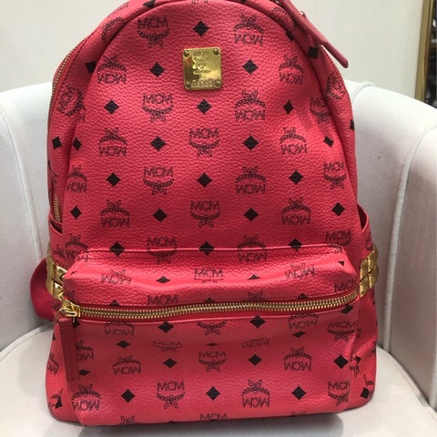 MCM 粉橙色背囊 XC152