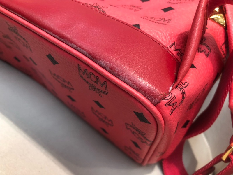 MCM 粉橙紅色背囊 XC152-13