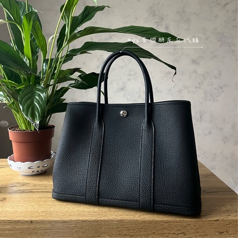 《我有個朋友在代購》愛馬仕黑色皮革花園包GP30