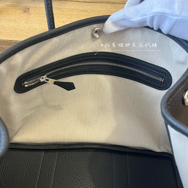 《我有個朋友在代購》愛馬仕黑色皮革花園包GP30-5