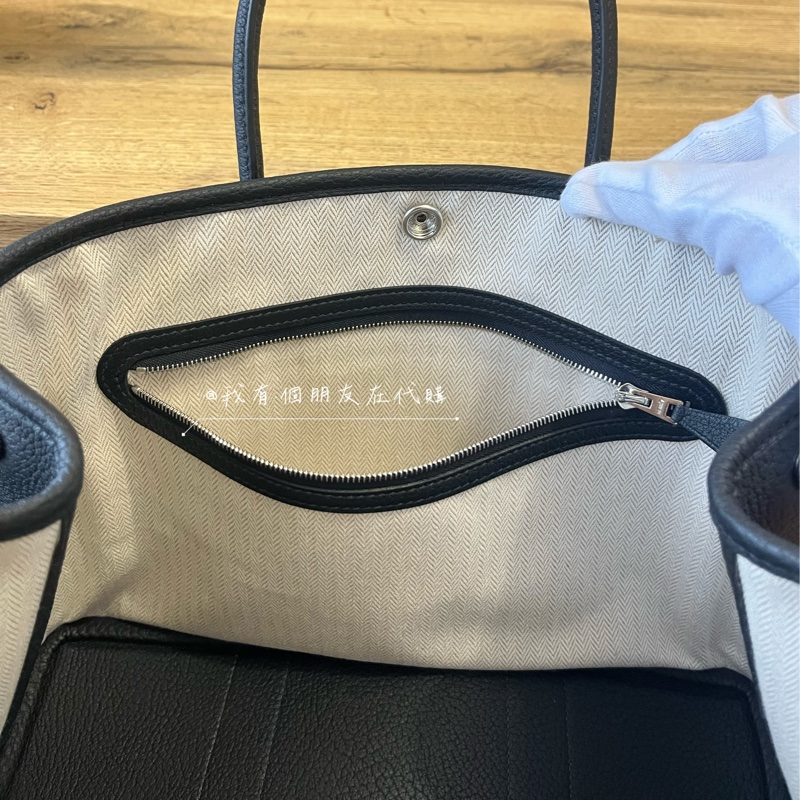 《我有個朋友在代購》愛馬仕黑色皮革花園包GP30-6