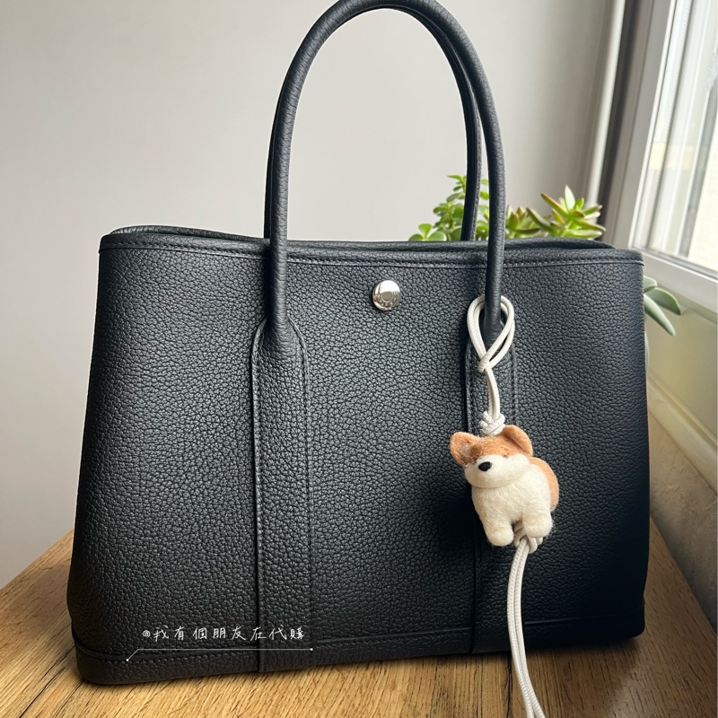 《我有個朋友在代購》愛馬仕黑色皮革花園包GP30-8