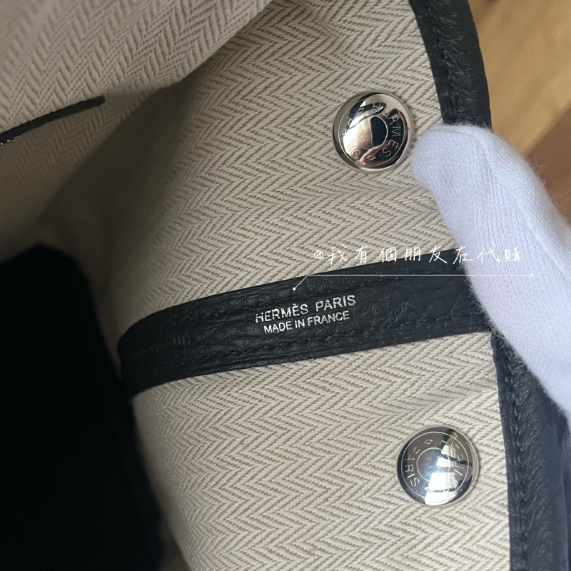 《我有個朋友在代購》愛馬仕黑色皮革花園包GP30-9