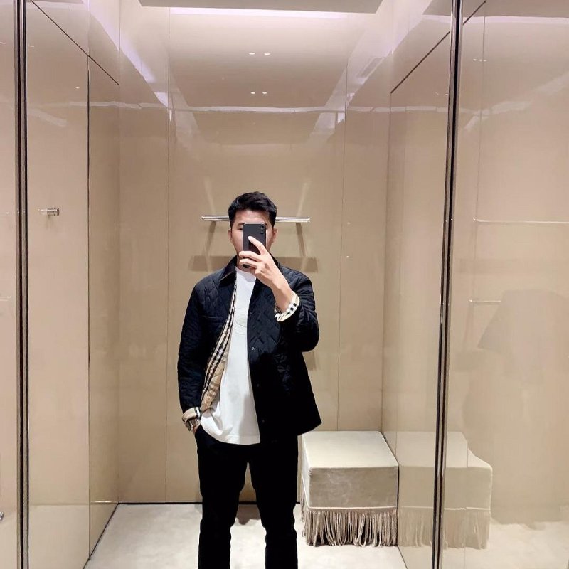 💎Han's house精品服飾💎 BURBERRY 菱格紋 風衣 外套 雙面穿-2