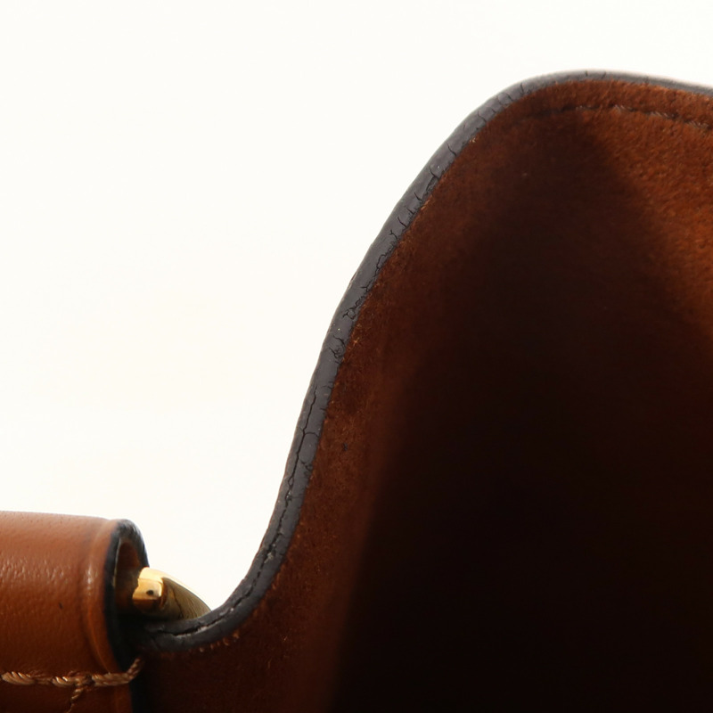 LOUIS VUITTON Monogram NeoNoe MM金扣肩背袋棕色-14