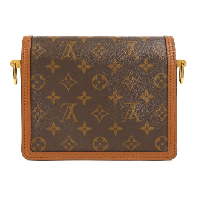 LOUIS VUITTON Monogram Reverse Mini Dauphine金扣肩背袋-1