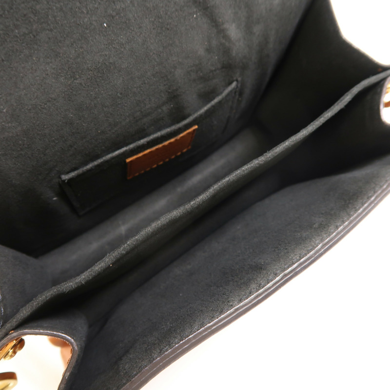 LOUIS VUITTON Monogram Reverse Mini Dauphine金扣肩背袋-4