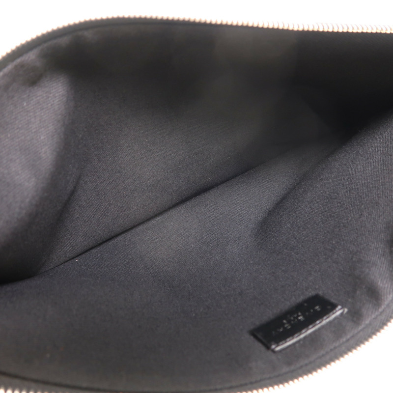 GIVENCHY 皮革Pouch金扣手拿包-4