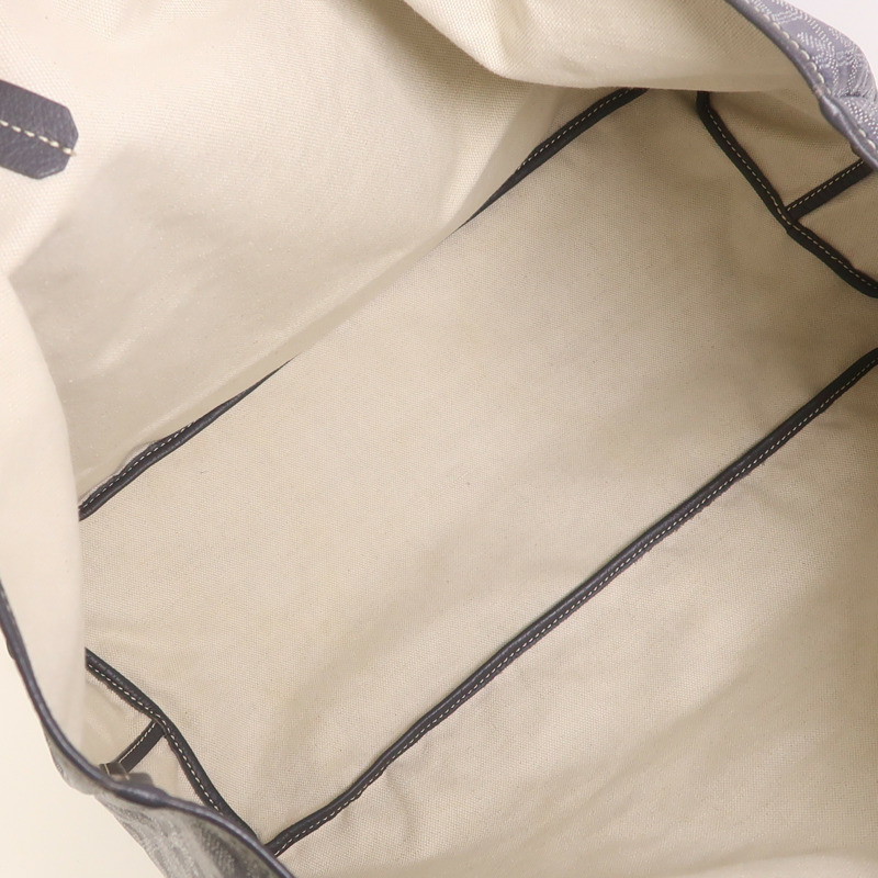 GOYARD 塗層帆布Saint Louis GM銀扣肩背袋-4