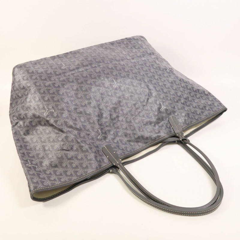 GOYARD 塗層帆布Saint Louis GM銀扣肩背袋-7
