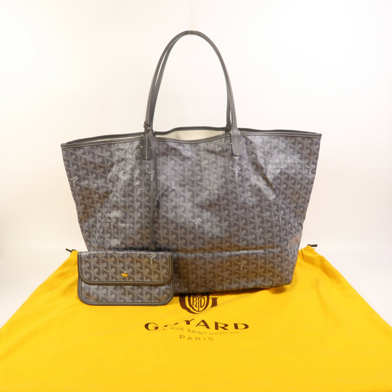 GOYARD 塗層帆布Saint Louis GM銀扣肩背袋-8