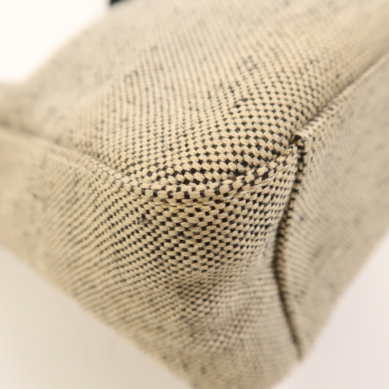 PRADA 帆布Shoulder Bag銀扣肩背袋-9