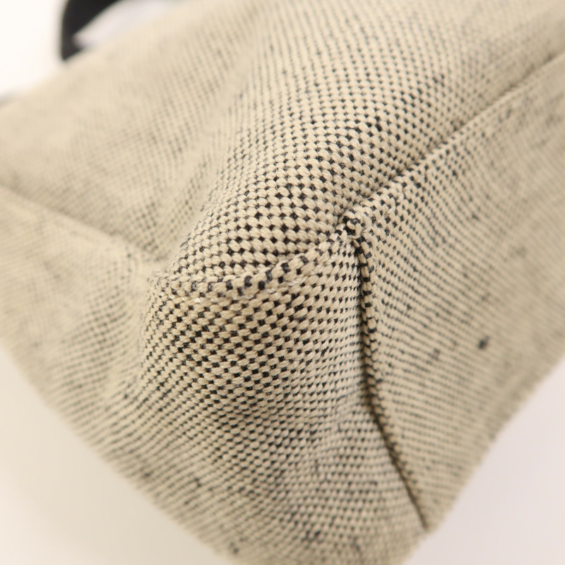 PRADA 帆布Shoulder Bag銀扣肩背袋-11