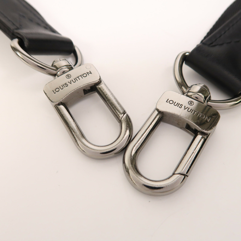 LOUIS VUITTON Monogram Eclipse Reverse Keepall Bandouliere 25銀扣手挽肩背兩用袋-12