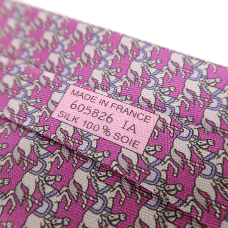 HERMES 絲質Necktie領帶-6