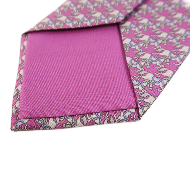 HERMES 絲質Necktie領帶-7