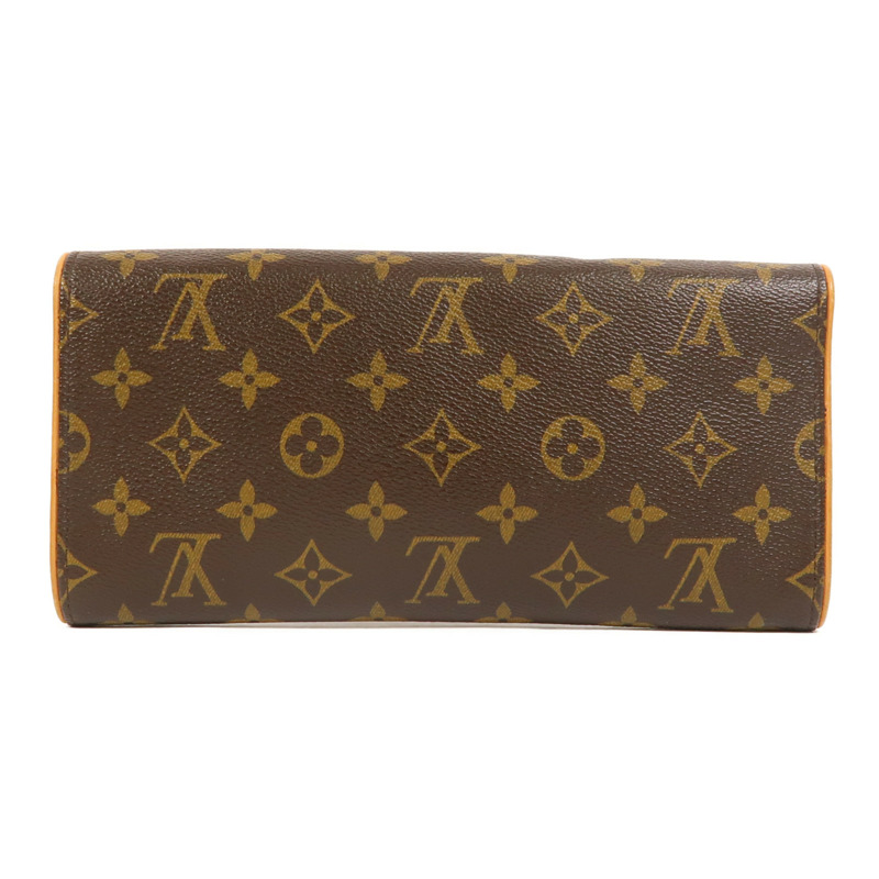 LOUIS VUITTON Monogram Pochette Twin GM金扣肩背袋-1