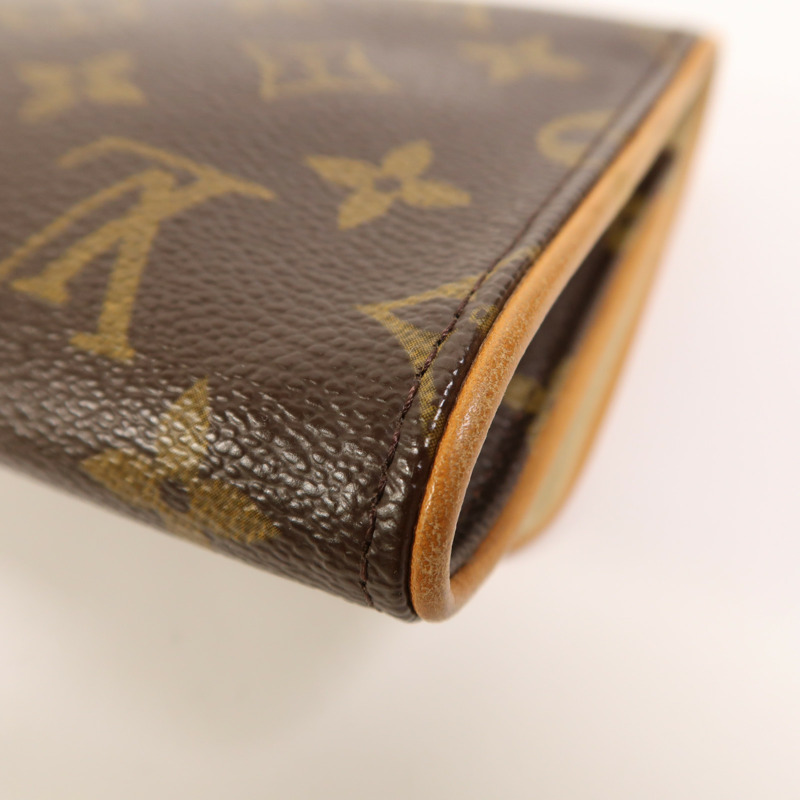 LOUIS VUITTON Monogram Pochette Twin GM金扣肩背袋-11