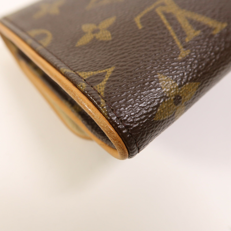 LOUIS VUITTON Monogram Pochette Twin GM金扣肩背袋-12