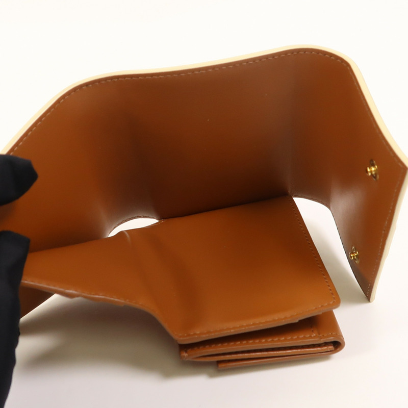 CELINE 塗層帆布Wallet金扣錢包-6