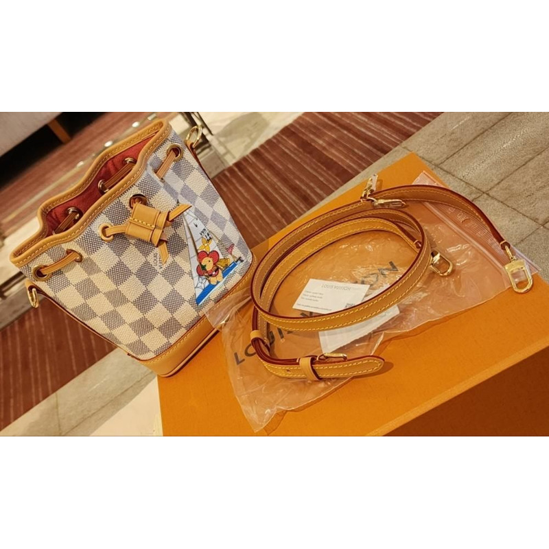 LOUIS VUITTON Nano Noé Azur 聖誕節假期限量版迷你包 迷你斜挎包-5