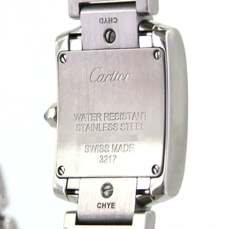 卡地亞 Tank Française SM D W4TA0008 不鏽鋼石英錶-5