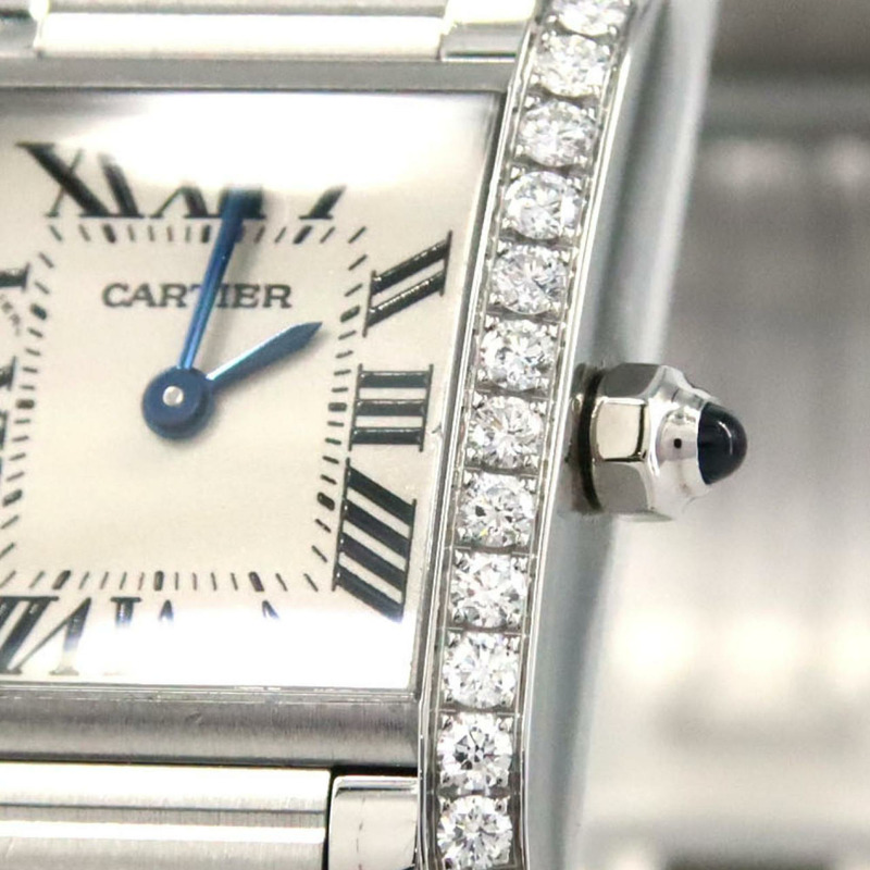 卡地亞 Tank Française SM D W4TA0008 不鏽鋼石英錶-7