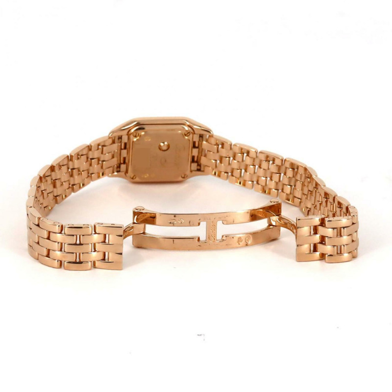 卡地亞迷你獵豹系列PG 2D WF3260F1 PG/RG石英腕錶-3