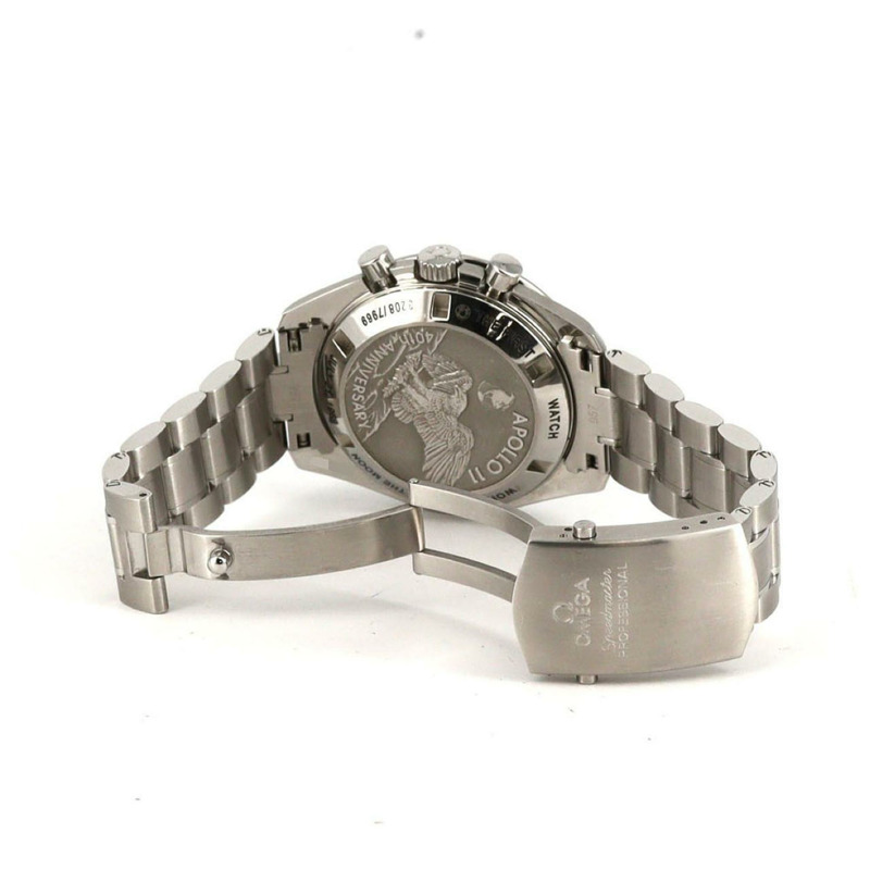 歐米茄超霸系列專業計時表阿波羅40週年紀念限量版 311.30.42.30.01.002 不鏽鋼手動上鍊腕錶-5