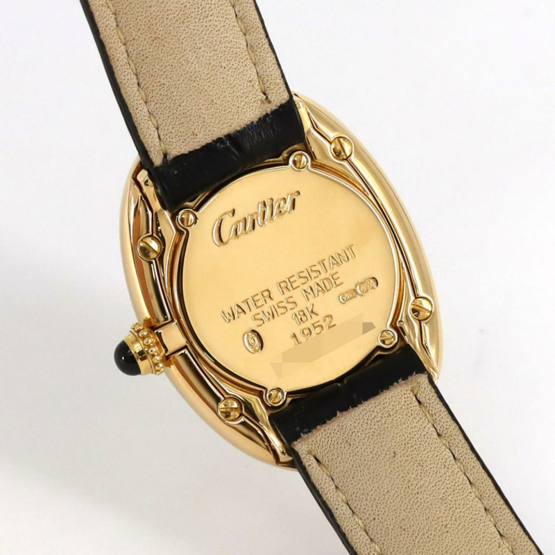 卡地亞 Baignoire YG W1506056 石英錶-5