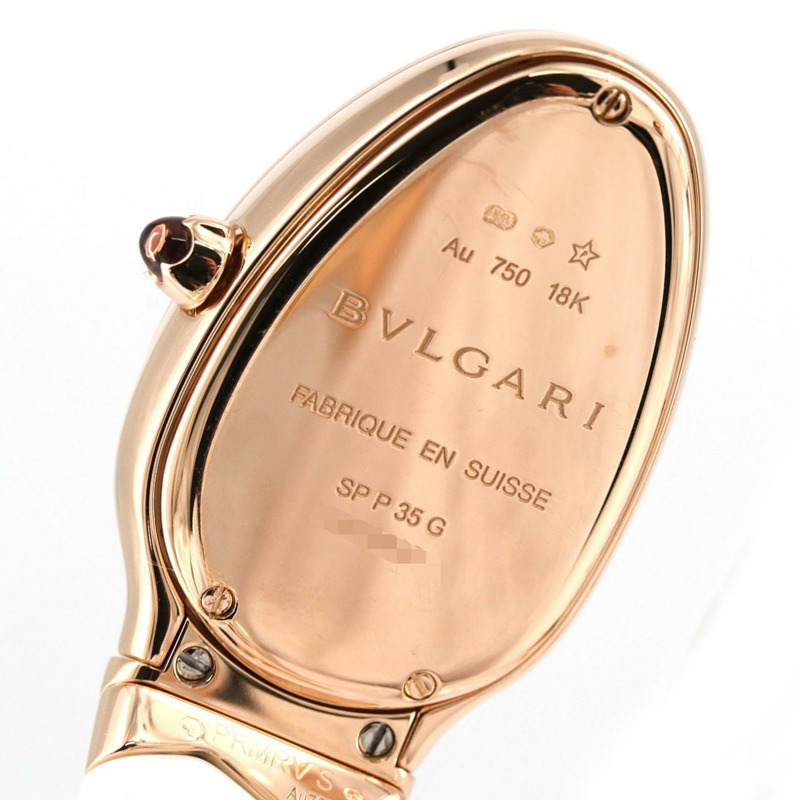 寶格麗 Serpenti Spiga 陶瓷 x PG D 錶帶 小號 SPP35G SPP35WGDWCGD1.1T PG/RG 石英錶-3