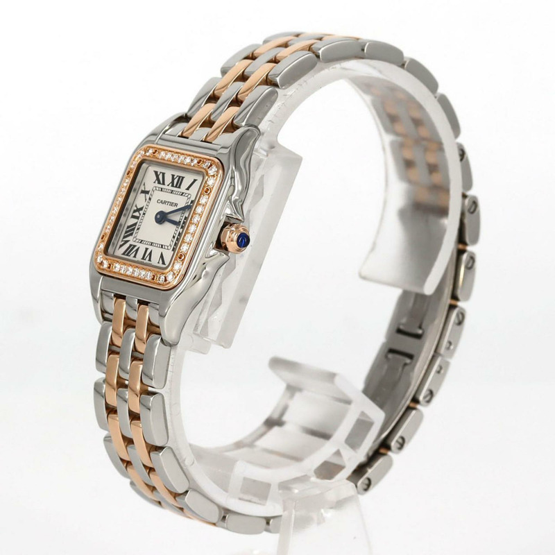 卡地亞 Panthère de SM PG 雙色腕錶 D W3PN0006 SSxPG 石英機芯-1