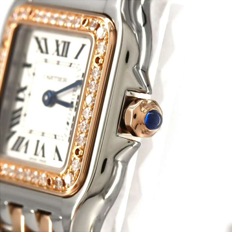 卡地亞 Panthère de SM PG 雙色腕錶 D W3PN0006 SSxPG 石英機芯-3