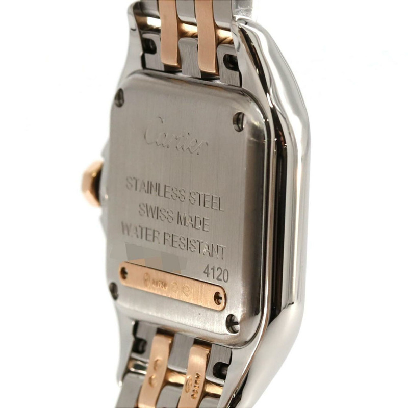 卡地亞 Panthère de SM PG 雙色腕錶 D W3PN0006 SSxPG 石英機芯-5
