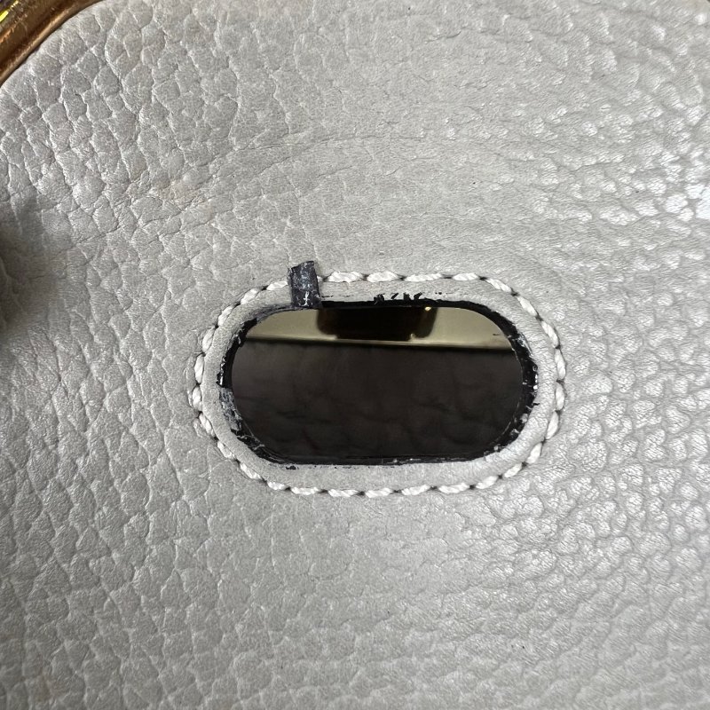 CHLOE 灰藍色金鍊包-11