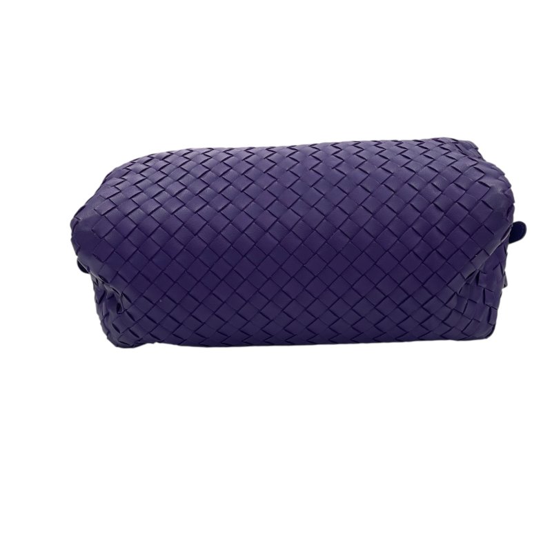 BOTTAGE VENETA 寶緹嘉 編織筒形包 牛皮 紫色 槍色釦-4