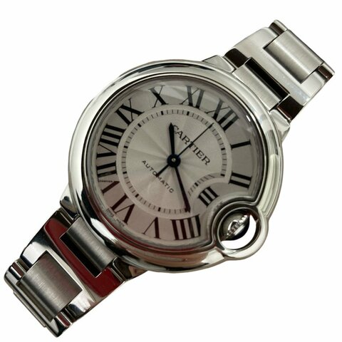 CARTIER BALLOON BLUE W6920071 33MM 自動機械表