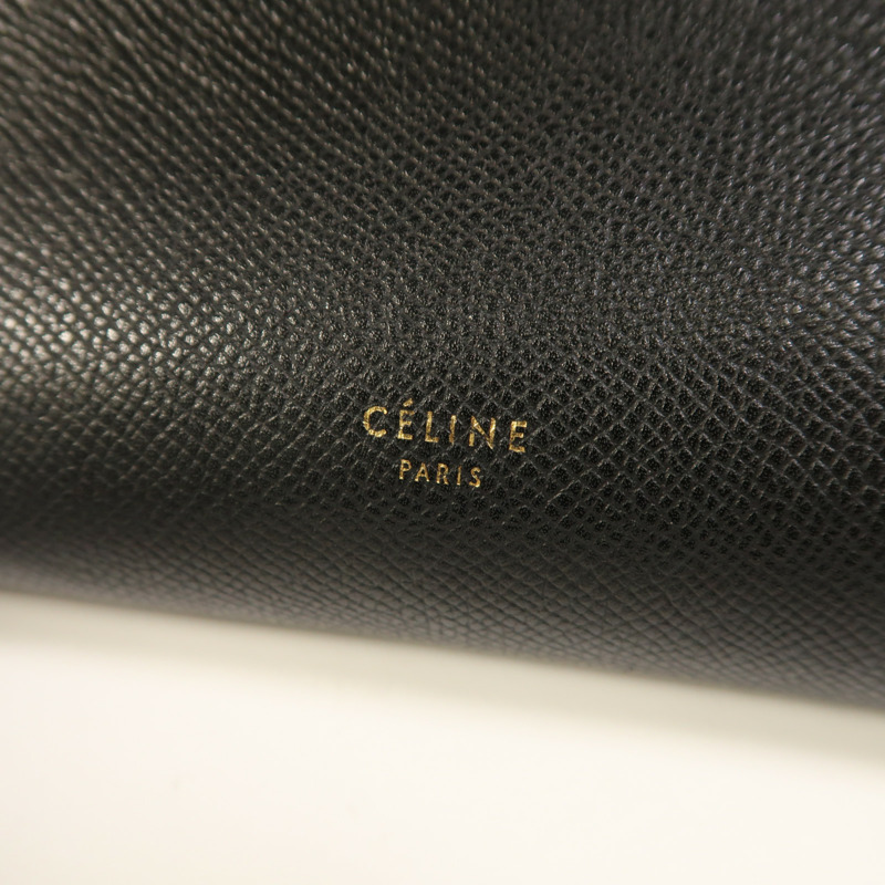 CELINE 牛皮皮革Micro Belt Bag金扣手挽肩背兩用袋-5