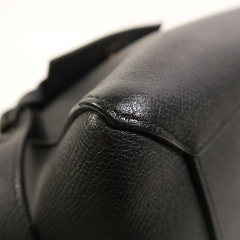 CELINE 牛皮皮革Micro Belt Bag金扣手挽肩背兩用袋-10