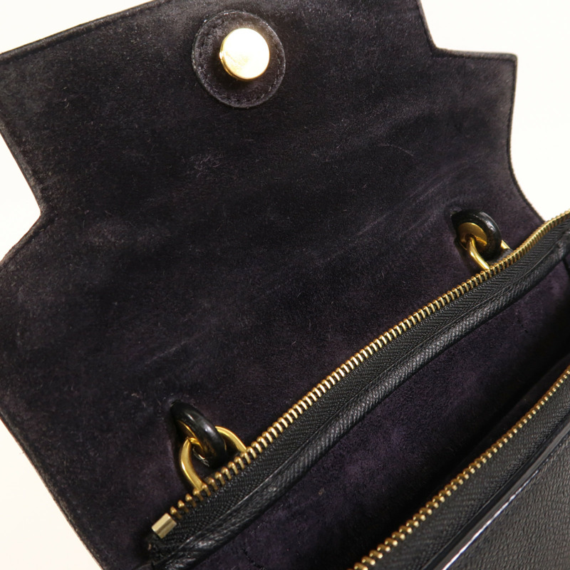 CELINE 牛皮皮革Micro Belt Bag金扣手挽肩背兩用袋-17