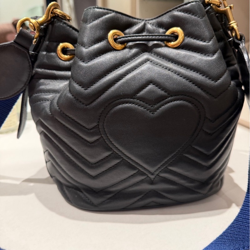 Gucci 水桶包 Marmont Quilted Leather Bucket-6