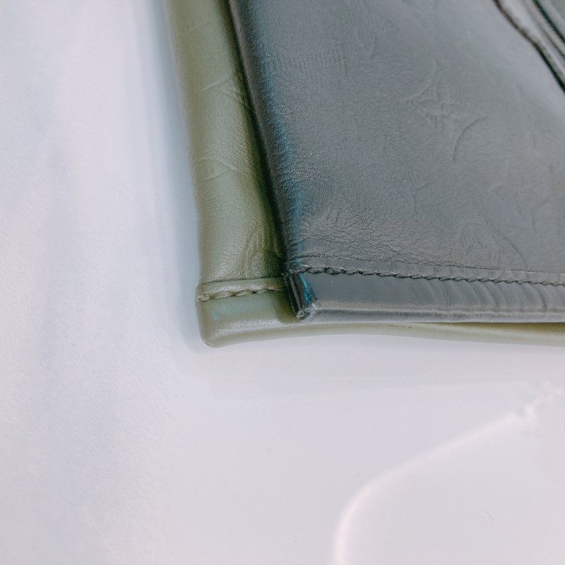 MS0429	Louis Vuitton 路易威登 影子包 二合一 信封包 牛皮 壓紋 黑色 綠色 斜背 Shadow Double Flat Messenger Calfskin Black and Green x PHW-9