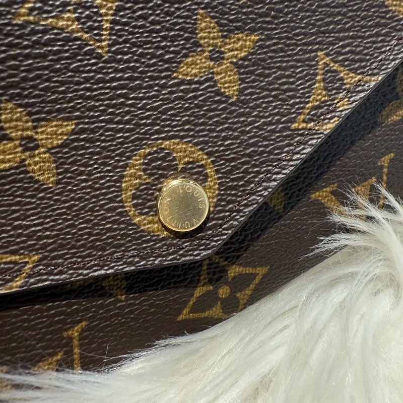 LV Sarah 錢包長夾 內裡紅色 芯片-1