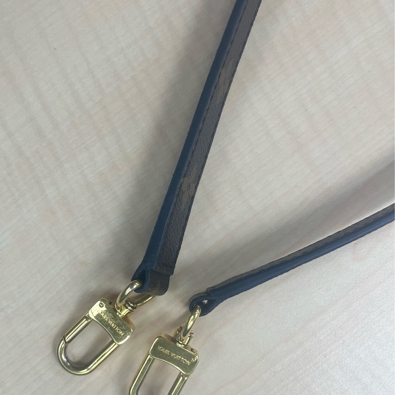 LOUIS VUITTON LV 路易威登 棕色 紅色 原花 帆布 PALLAS 兩用包 M41175-25